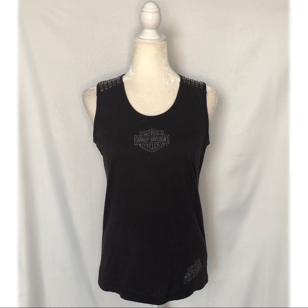 Harley-Davidson Studded Embroidered Tank - Maine
